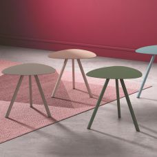 TRIO Table basse m&eacute;tal