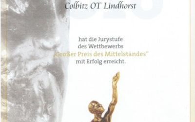 Ausgezeichnet „Großer Preis des Mittelstandes“