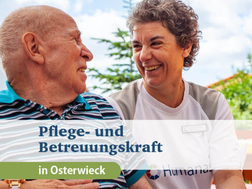 Pflege- und Betreuungskraft (m/w/d) am Standort Osterwieck
