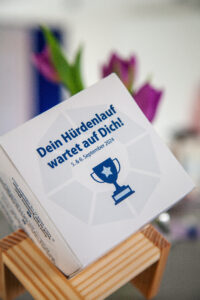Personalreferentin Jenifer Diedrich in einem Workshop des "Humanas-Führungswürfel".