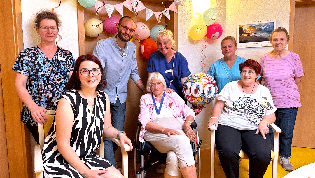 Wohnpark Zielitz feiert 100. Geburtstag von Hanna Heuer