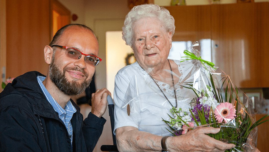 Überraschungsbesuch zum 104. Geburtstag im Tangermünde